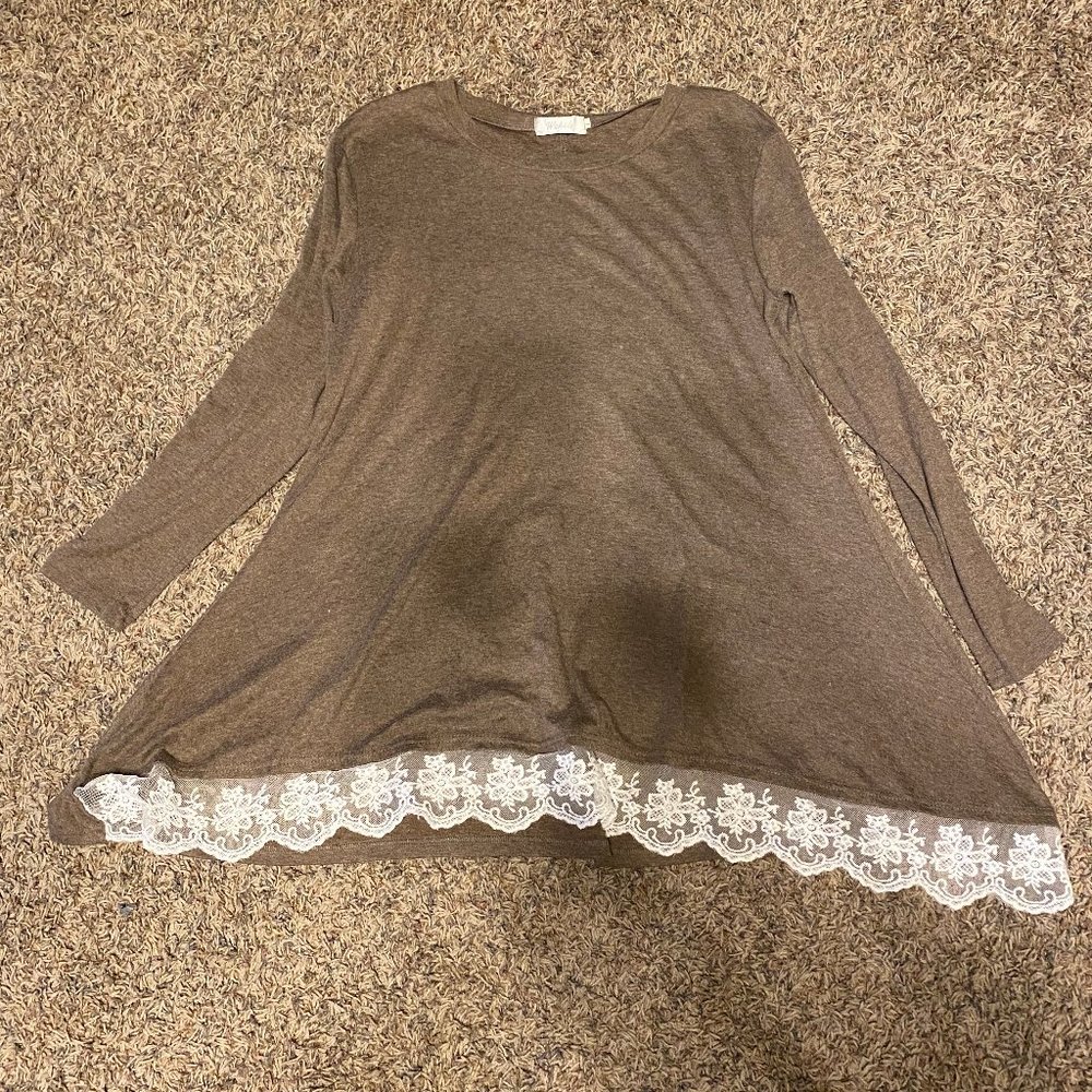 Brown Dress Size L